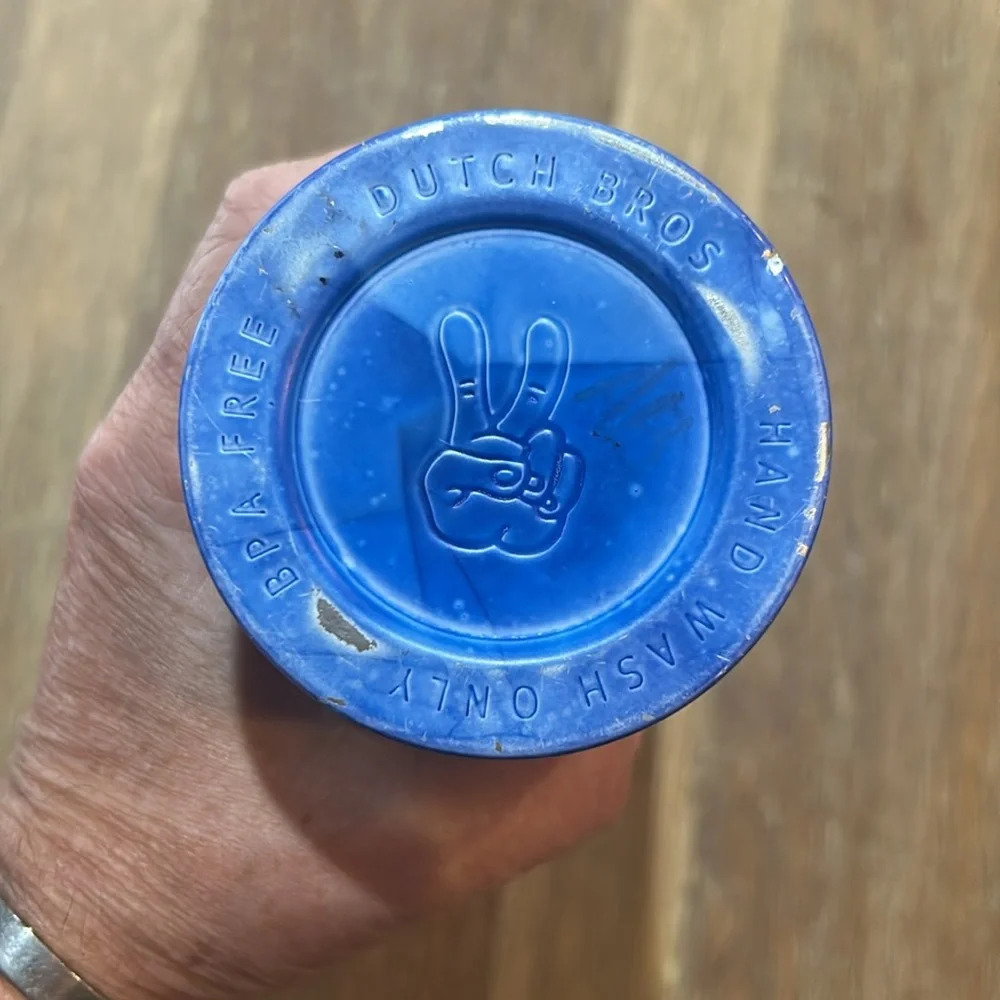 ✌️DUTCH Bros Coffee Cup 24oz Hot Cold Drink Tumbler Space Galaxy